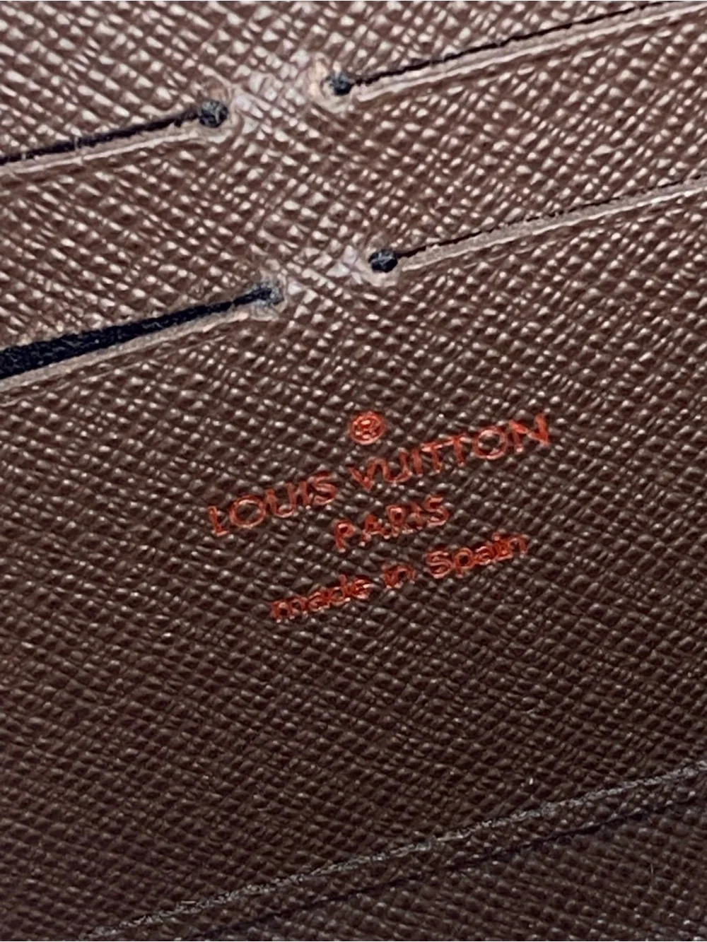 Authentic LOUIS VUITTON Damier Ebene Canvas Zippy Zip Around Long Wallet
